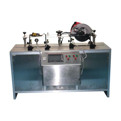 IEC60745-2-5 Lower Guard Durability Test And Close Time Test Equipment With Circular Saw At A 90°Cut