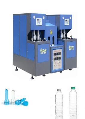 Semi Auto  Pet Stretch Blow Moulding Machine , Pet Jar Blowing Machine 45KN
