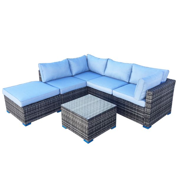 Rattan / Wicker Garden Furniture Sofa for Outdoor Set in Modern Design