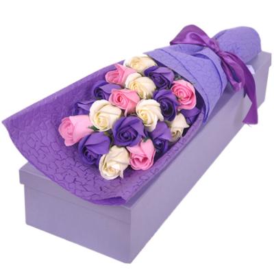 Caixa de empacotamento de papel CMYK dos presentes dobráveis da flor ou impressão de Pantone