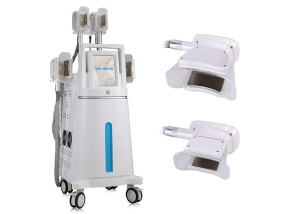 Vertical Model Body Slimming Machine 4 Handles Working Simultaneously