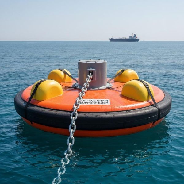Single Point Mooring System Use General Surface Chain Support Buoy