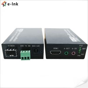 E- 繊維光学のエクステンダー1チャネルの可聴周波RS232データ単一モード上のリンクHDMI
