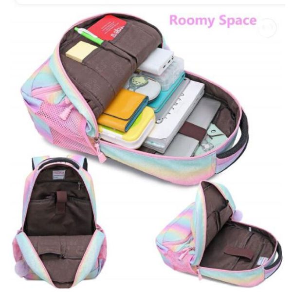 Рюкзак начальной школы радуги ODM OEM для девушек