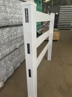 UV Protection White Plastic Fencing For Horses 1.5m High 2.5m Width