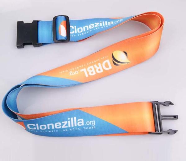 5.0CM wide 180CM length with colorful Customer sublimation printing Luggage belt