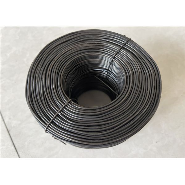 Square Hole 1.52mm 1.3kg / Roll 18 Gauge Black Annealed Wire Fastening