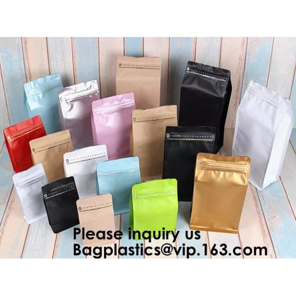 Matte Stand-Up Food Grade Design Storage Zip lockk Bags (3oz (5 x 7), Matte Mixed Color Design Stand-Up Pouch), BAGEASE