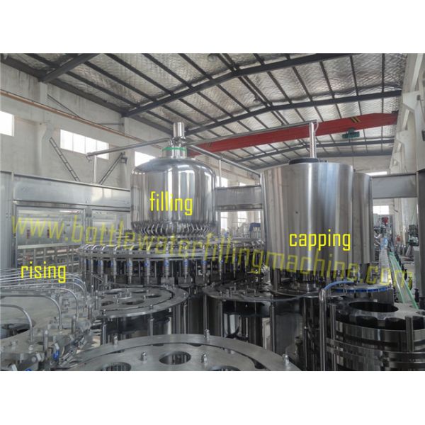 Commercial Fruit Juice Filling Machine , Hot Bottling Filling Equipment