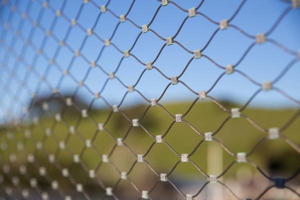 Custom Made 304 Silver Stainless Steel Zoo Mesh For Animals Leopard Protection