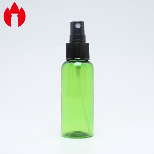 Green Clear PET 50ml Recycled Plastic Spray Bottles
