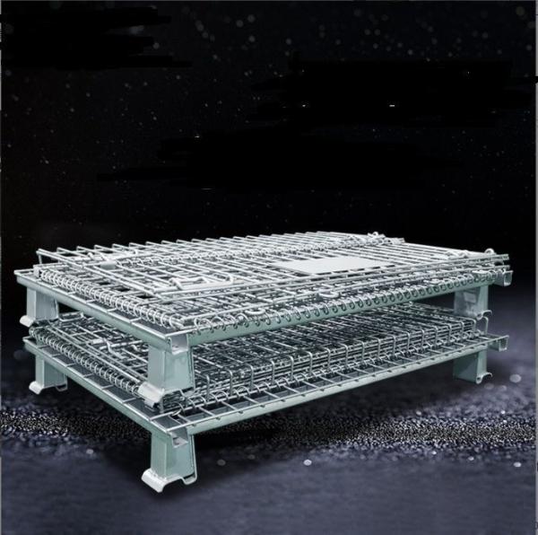Collapsible Foldable Butterfly Cage Mobile Turnover Cages with Wheels and Open/Closed
