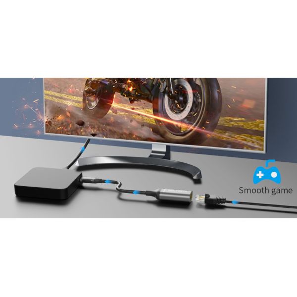 USB 3.2 Gen 1 Type A 2.5 Gigabit Ethernet 10/100/1000/2500 Mbit Adapter