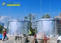 Réservoirs galvanisés comme réservoirs de stockage d'eau d'incendie dans les projets de quais de chargement de pétrole