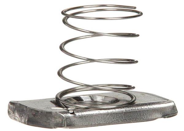 Metal Nut M6 M8 SS 304 316 316L Stainless Steel Spring Nut For Food Processing Equipment