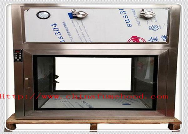 White Antirust Cleanroom Cleaning Equipment Pass Through Box For Pharmaceutical
