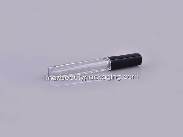 cosmetic packaging plastic lip gloss tube liquid lipstick tube AS PETG PCTA tube