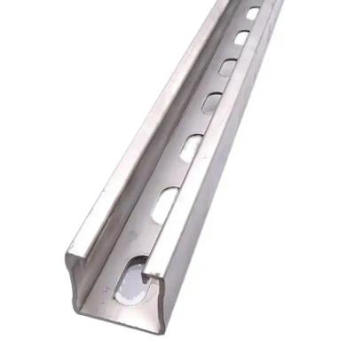 304 And 316 Stainless Steel Unistrut Construction Channel Corrosion Resistance
