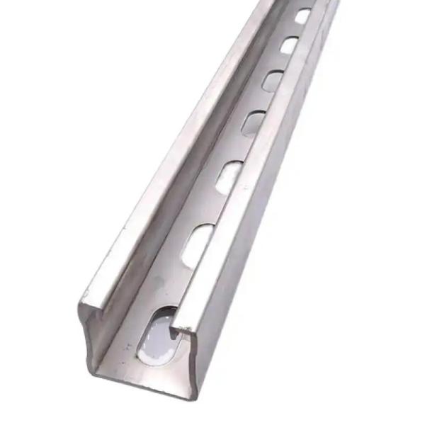 304 And 316 Stainless Steel Unistrut Construction Channel Corrosion Resistance