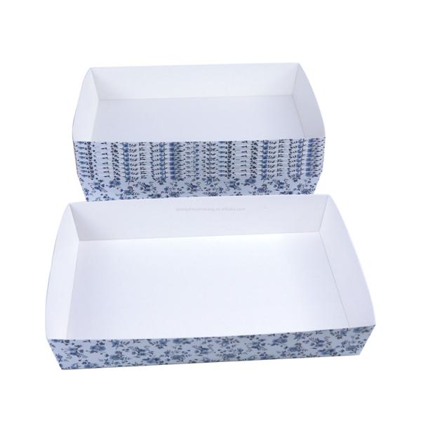 Oven Safe Long Rectangle Paper Cake Baking Pans High Temperature Resistant Loaf Pans Paper
