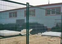 Chantier de construction de clôture provisoire 50X100mm