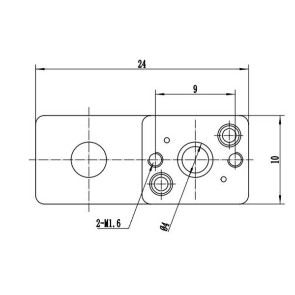 Диаметр микрокоробки передач 24*10 мм Соотношение передач 50-1000 для микромотора