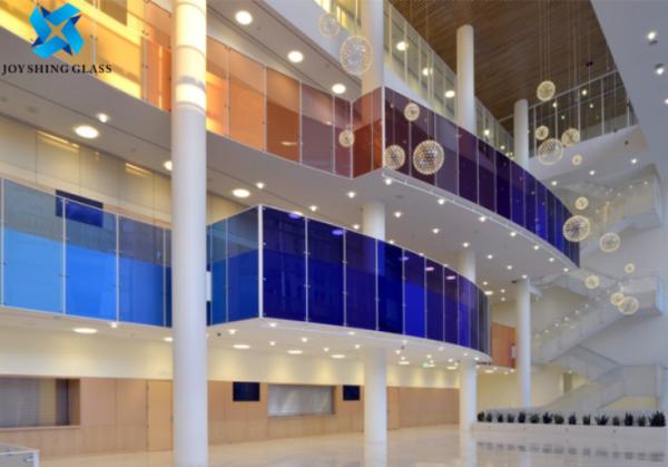 Da janela azul verde 4mm vermelha do rosa de Art Colored Laminated Glass 3mm painéis de vidro decorativos