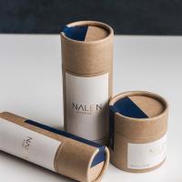 Embalagens cosméticas personalizadas 10ml 30ml 50ml 60ml Eco Mini Containers Redondos Tubo de papel de papelão para frasco de bálsamo labial