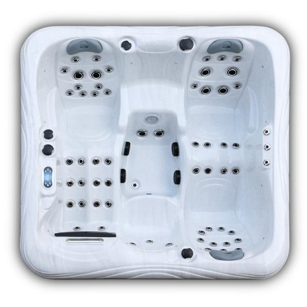 Balboa Control System Freestanding Outdoor Bathtub Spa Hot Tub For 4 Persons