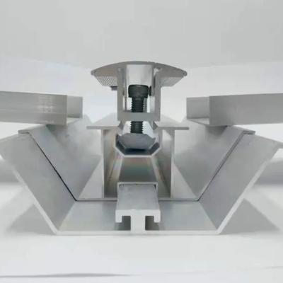 Rooftop PV Photovoltaic Solar Mounting Channel For Rainwater Drainage