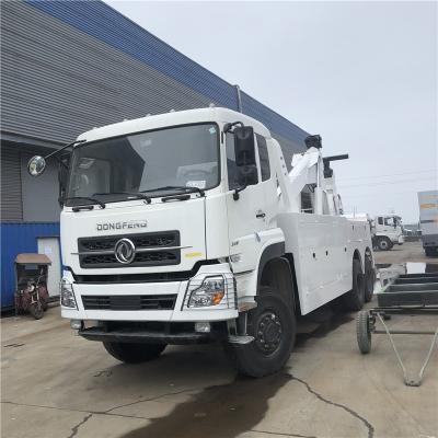Dongfeng 6x6 45000 Lbs Integrated Wrecked Tow Truck Heavy Duty Wrecker