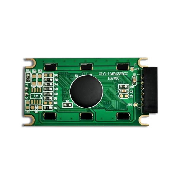 ST7066U-01 Character LCD Modules 1202 STN YG mode 45x15.5mm View area