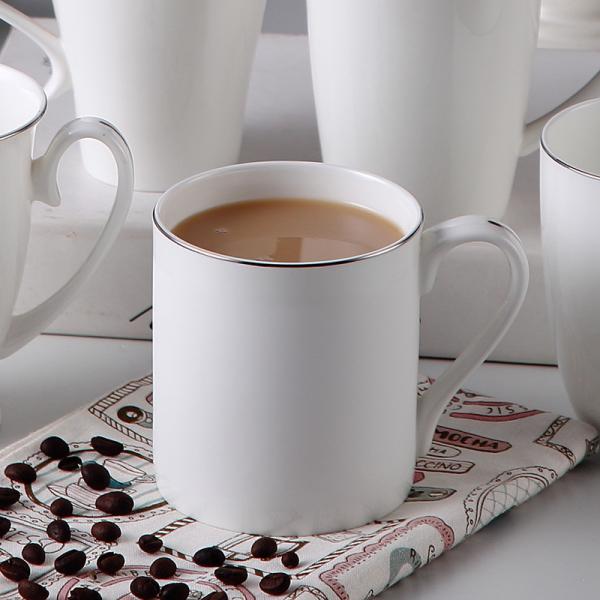 Hotel Office 10oz Straight Eco Thin Fine Porcelain Coffee Mugs