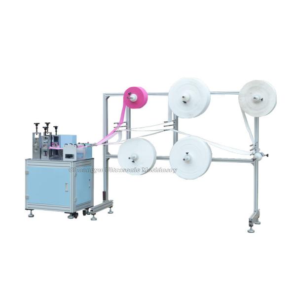 Cercle de roulement de tissu coupant les filtres particulaires faisant la machine pour l'insertion de baïonnette