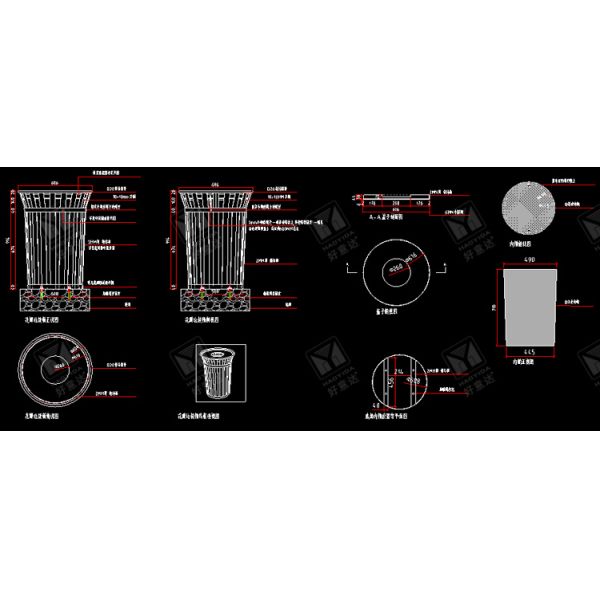 Свертывая тип мусорная корзина крышки отсека EN840 60L 3