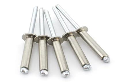 Aluminum  5056  Anodized  Break Pull Mandrel Large Flat Head Open End Pop Blind Rivet