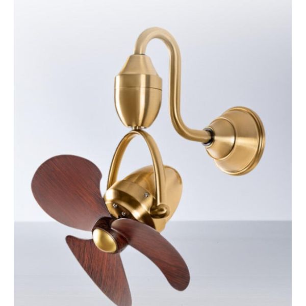 Oscillating Wall-mounted Ceiling Fan 3-Blade ABS Remote Control Outdoor Use BLDC Motor & Quiet Design