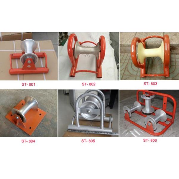 тип ролик 90mm Lockable Bellmouth вьюрка кабеля с колесом нейлона