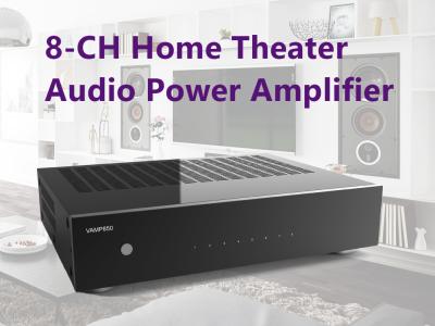 Amplificateurs multi-canaux de classe D 4 Zone Distribué Amplificateur de puissance sur rack de 19 pouces