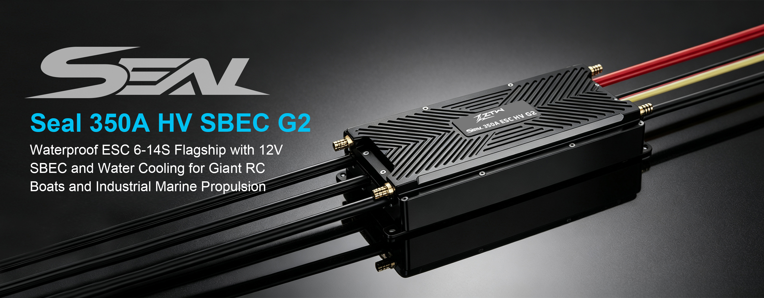 350A HV SBEC G2 ZTW Seal ESC With 12V SBEC For Industrial Marine Propulsion