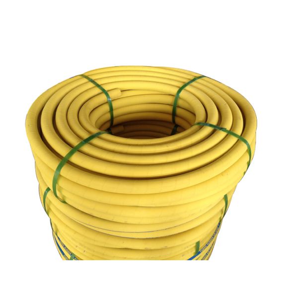 4 Inch Flexible Rubber Air Water Discharge Hose Textile Braided Reinforcement