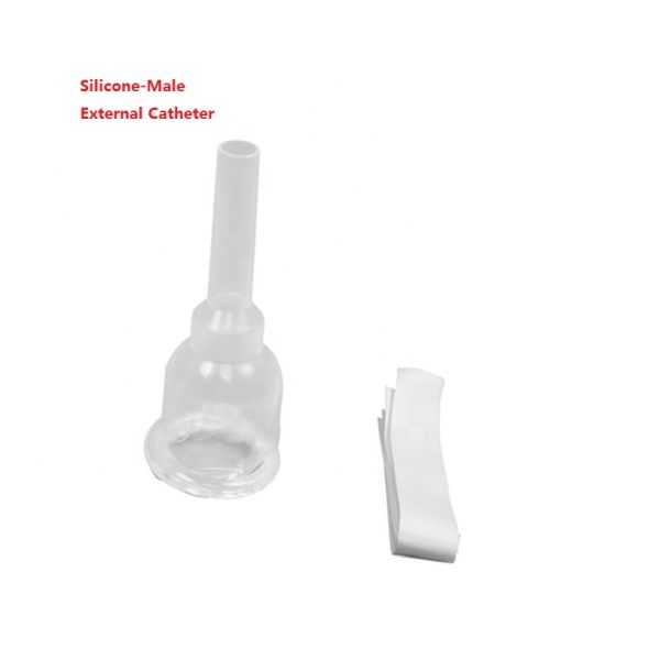 Медицинская урология одноразовые изделия 100% Силиконовый мужской внешний катетер