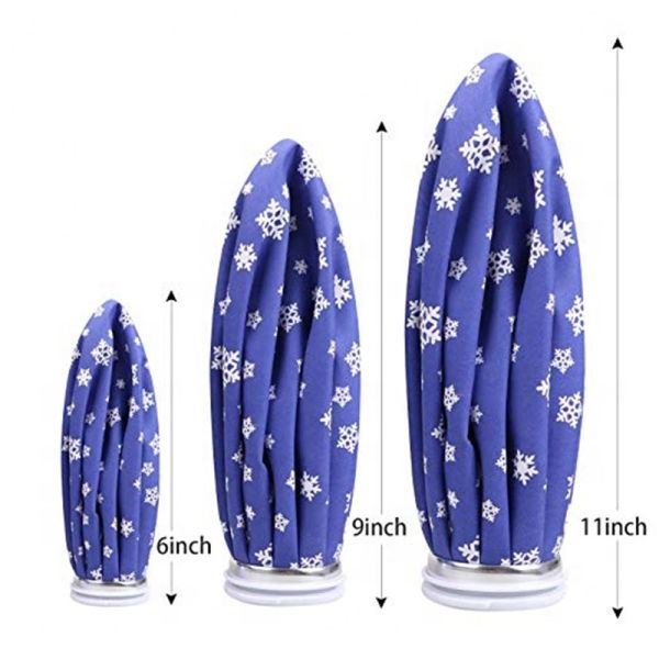 Reusable Ice cold packs hot water Bags different size therapy Pain Relief hot water ice bag blue green color