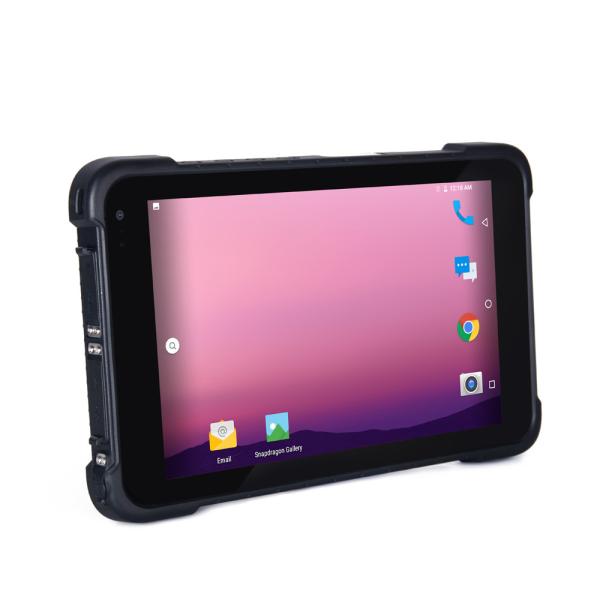 IP67 8 Inch 450cd/M2 Rugged Android Tablet Barcode Scanner Waterproof
