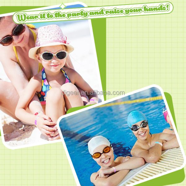 Customized Multi Color Silicone Wristband For Kids With Holes For Charms By Moulding