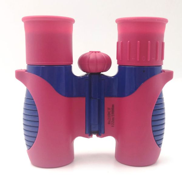 Center focus FMC Pink 8x21mm Night Vision Binoculars For Kids
