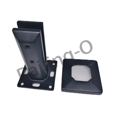 Square Flanged Adjustable Spigot 160mm for 12mm Core Drilled Glass QAB-S012
