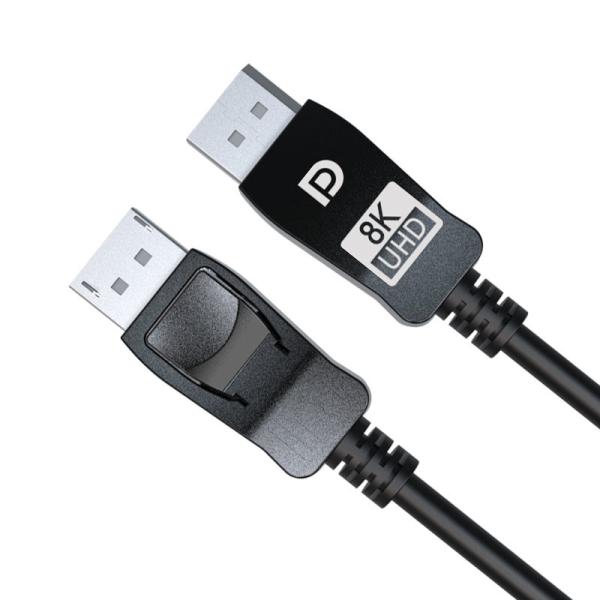 60Hz Male To Male Displayport Cable , 1.4 Version DP To DP Cable OCC