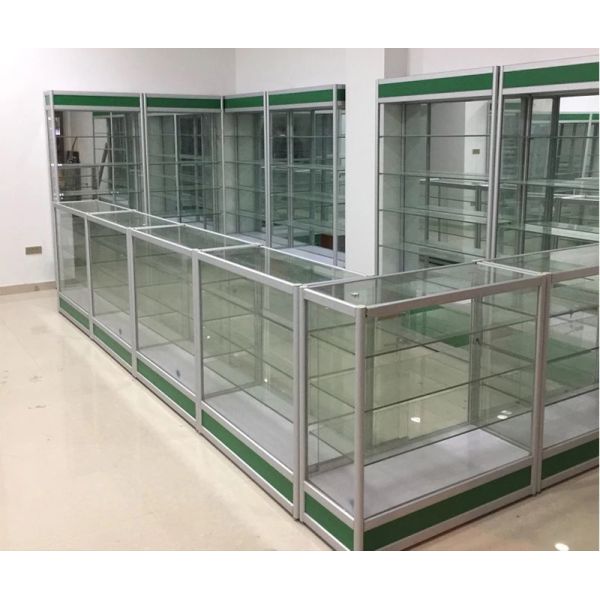 Полки дисплея фармации алюминиевого сплава для медицинского приспособления магазина легкого устанавливают