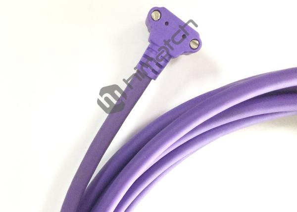 Universal USB 3.0 Vision Cable 3M A/M Up angled Screwed Micro B For USB 3.0 Camera